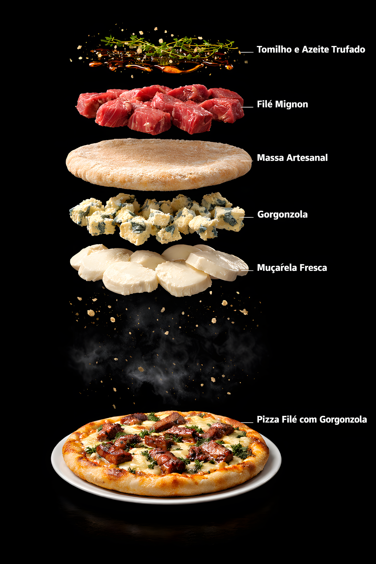 Filé c/ Gorgonzola